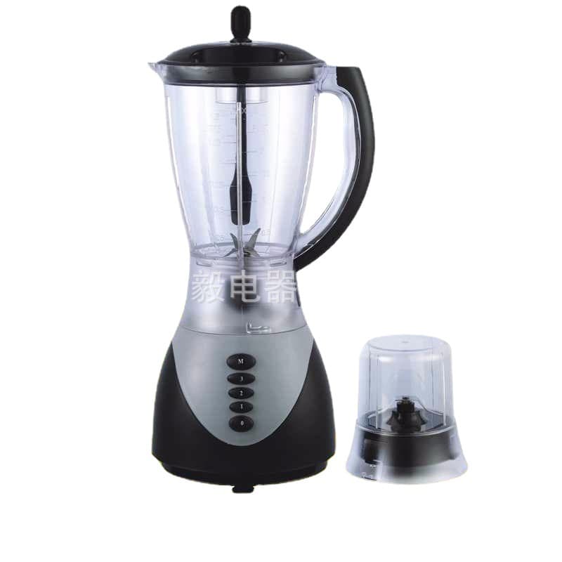 Home Use Two-In-One Mixer Grinder Food Processor Juice Maker Adjustable Speed 1L-3L Capacity Industrial Style Plastic Body