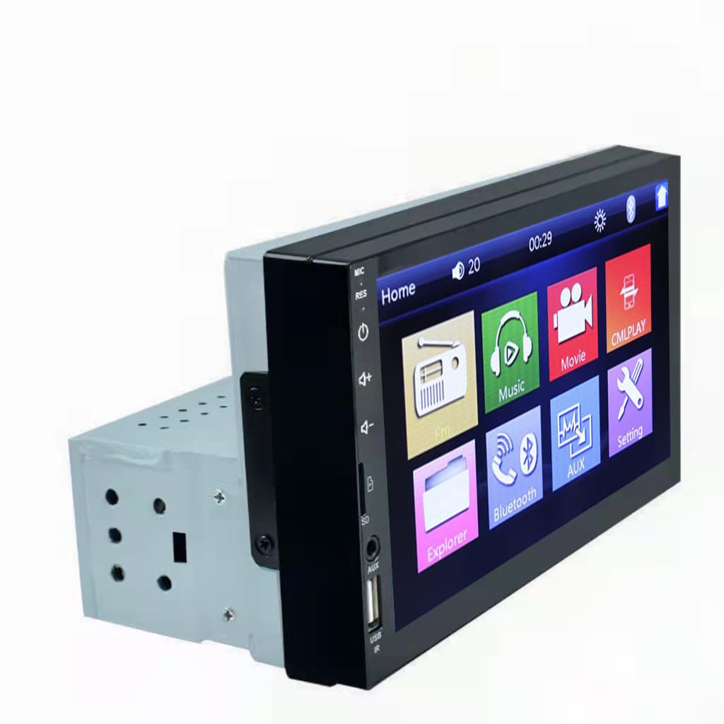 Car 7-inch Single DIN 1DIN Double 2din MP5 Multimedia Player Bluetooth Reverse Radio 7010B