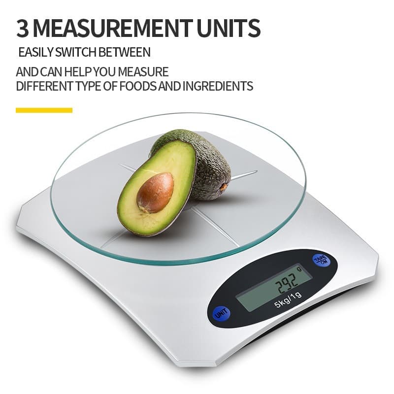 Factory Kitchen Scale Electronic Scale Tempered Glass Scale Food Baking Cooking Multi-purpose Commercial High Precision Electronic Scale