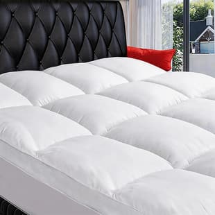 Cross-border White Pure Cotton Comfort Mattress Protector Pad Pure Cotton Mattress Topper