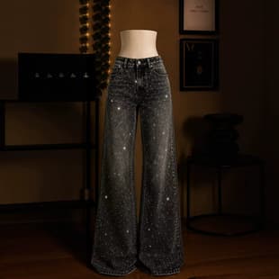 Wholesale Boyfriend Stone Wash Cargo Jeans