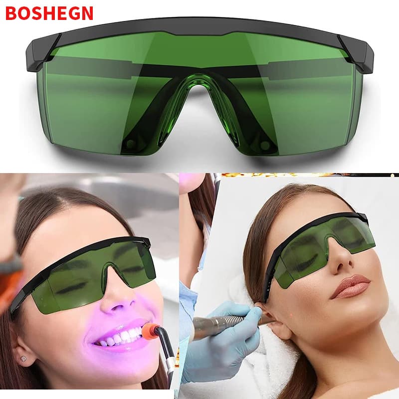 IPL 200-2000nm Laser Hair Removal Protective Glasses Blue Light Blocking Sunglasses for Men and Women