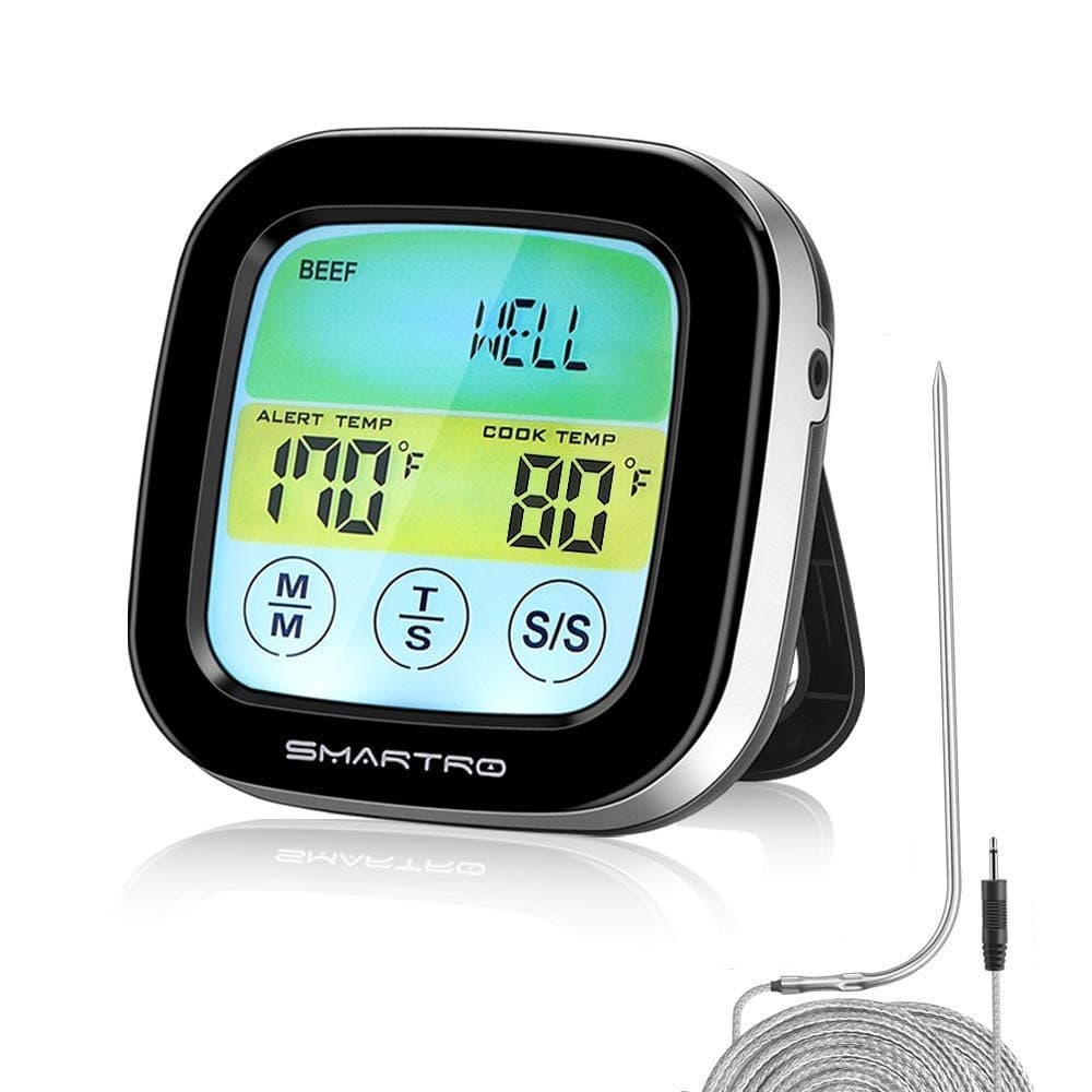 E-commerce Kitchen Food Thermometer Touch Digital Steak BBQ Fork Thermometer Digital Meat Thermometer