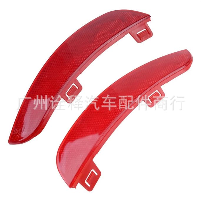 For Volvo S40 Rear Bumper Light Red Reflector Lens Fog Light 30763345 30763346