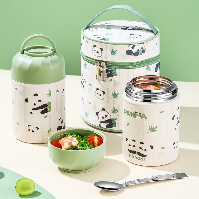 Authentic Thermal Insulated Food Jar 2024 New Model, Extra-Long Heat Retention Lunch Box for Office Workers, 24-Hour Winter Breakfast Porridge Thermos