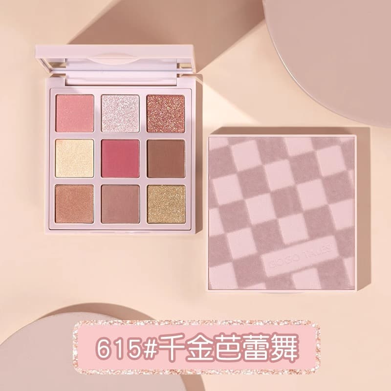 gogotales Velvet Admiration Eyeshadow Palette for Beginners, Matte and Pearl Earth Tones with Shimmer, for Students