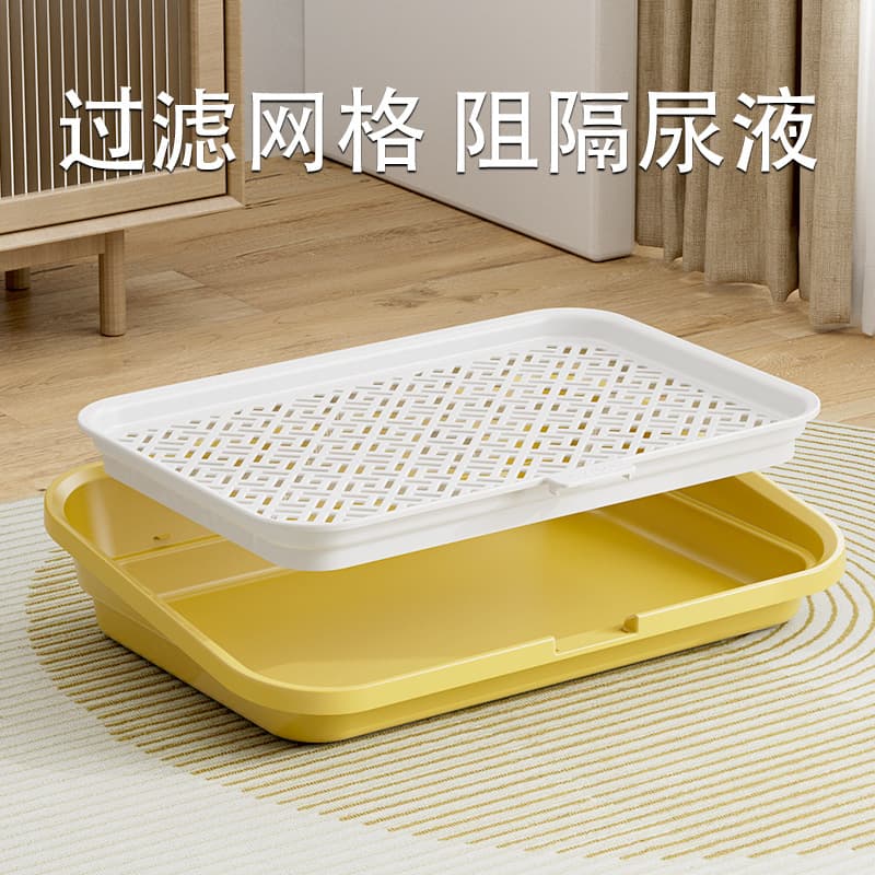 Urinal Dog Toilet Step-On Urine Tray Anti-Automatic Cleaning Complete Poop Potty Supplies Pet Small Dog Medium Plastic