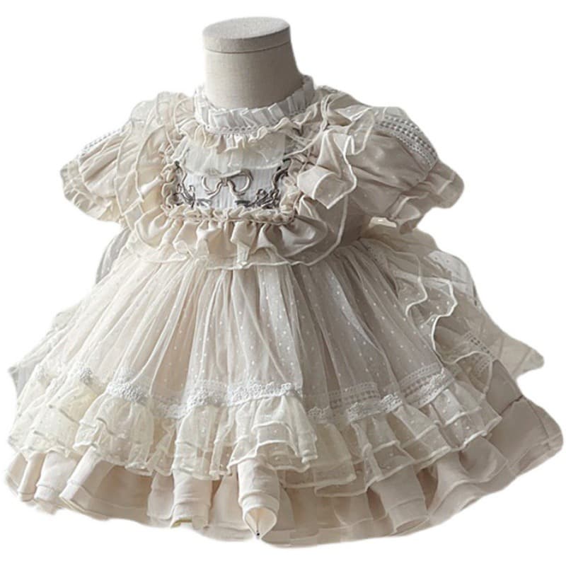 Lolita Princess Dress for Girls, Summer Children's Lolita Dress, Baby Girl Lolita Dress, First Birthday Party Gown