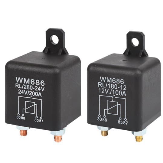 Remote Battery Disconnect Switch 200A with Remote Control, Wireless Remote Battery Disconnect Switch for Car Battery