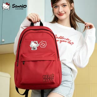 Hello Kitty Backpack for Middle School Girls Grades 5-9 2026 New High School Girl Large Capacity Ins Style Backpack