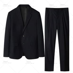 Spring/Autumn Men's Suit Set Three-Piece Groomsman Tuxedo Two-Piece Work Slim Fit Blazer Set for Men