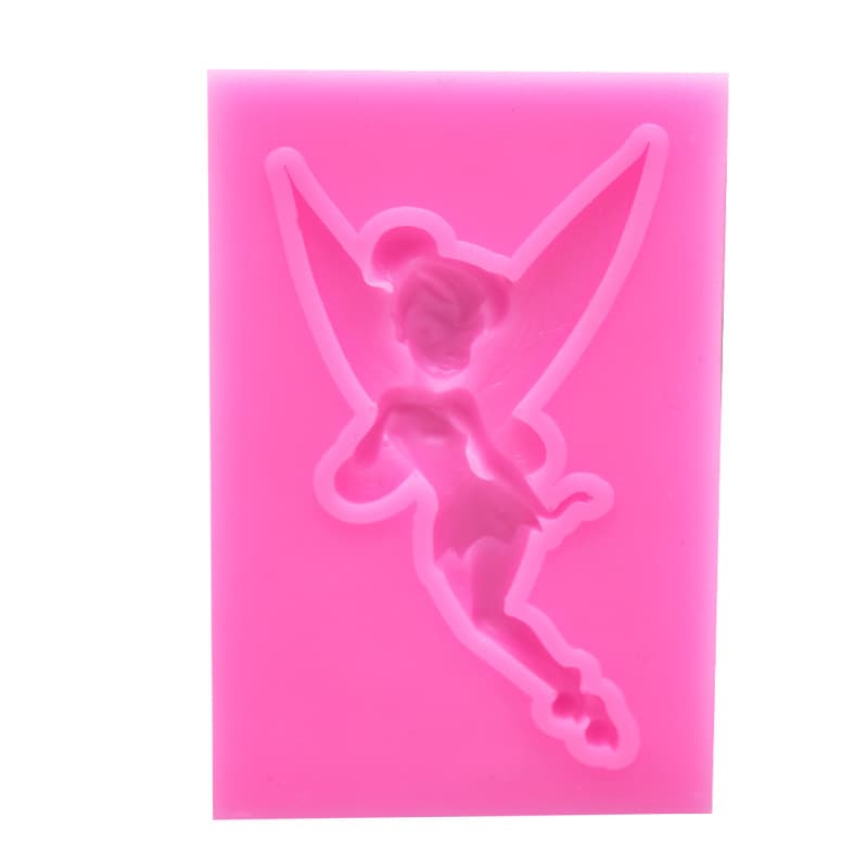 Angel Fairy Flower Fairy Fondant Mold Fairy Silicone Cake Mold Cake Decoration Mold