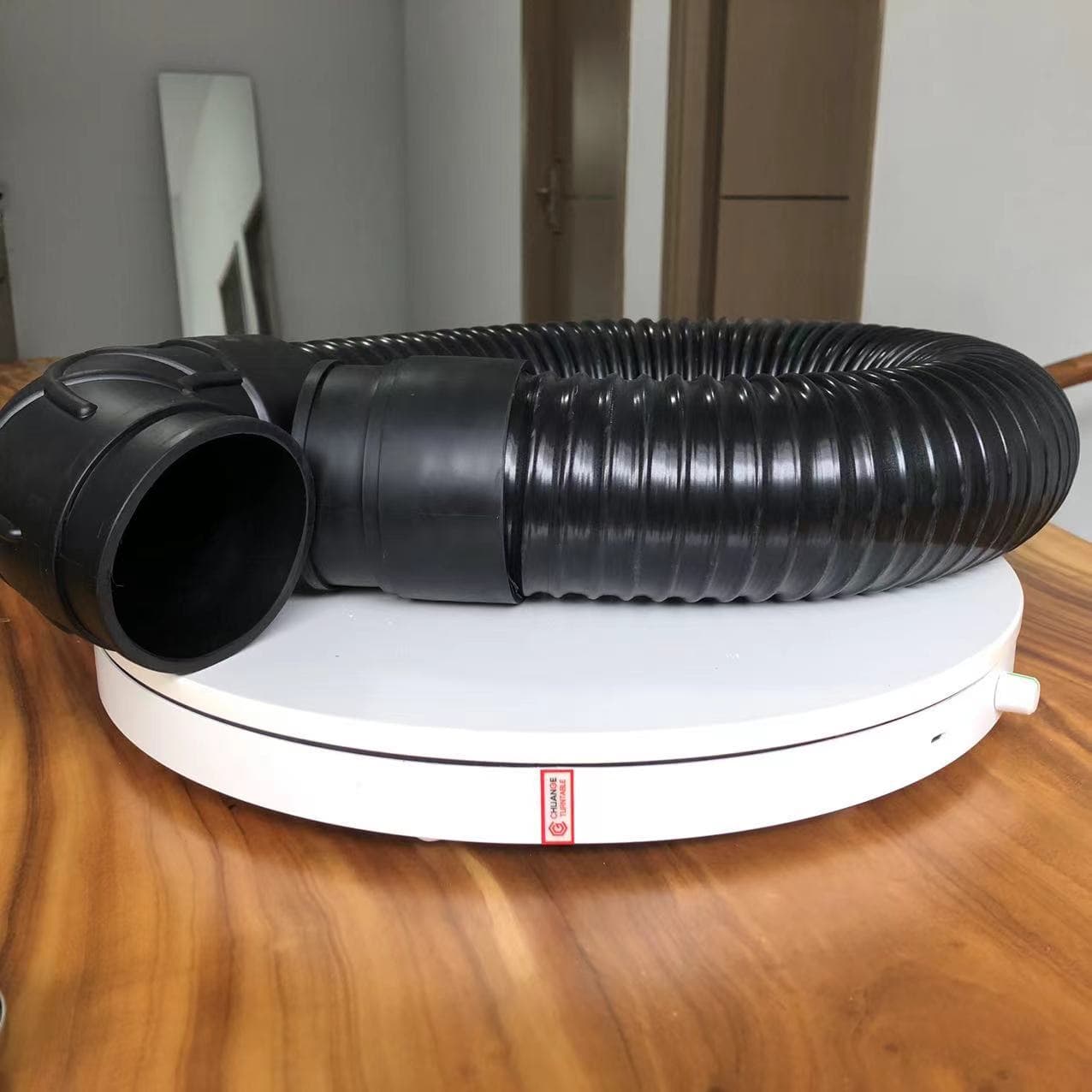 Central Air Conditioning Specialized Flexible Duct with Rubber-Plastic Insulation, Expandable Wire-Reinforced Round Aluminum Foil Duct