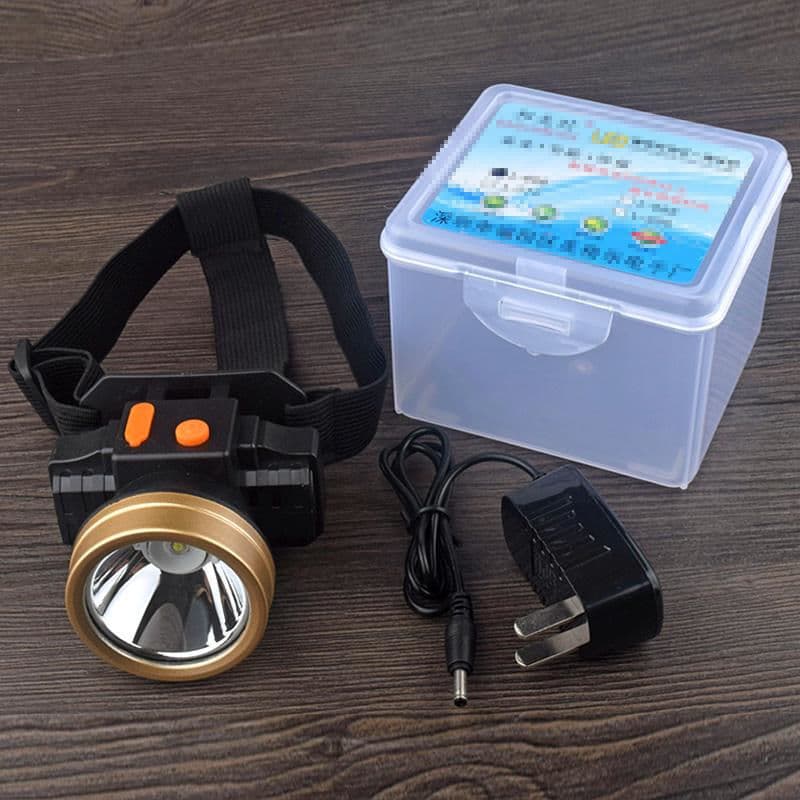 LED Headlamp Strong Light Rechargeable Ultra-Bright Night Fishing Light Head-Mounted Flashlight Long-Range 1000m Mining Light Factory