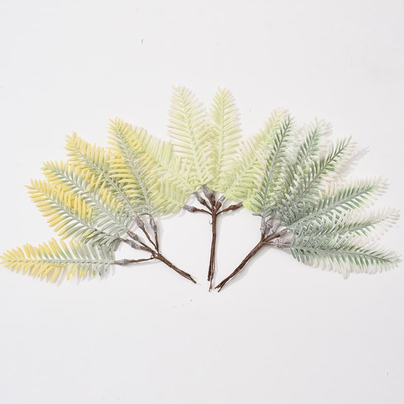 Artificial Plastic Dawn Redwood Leaves DIY Gift Wedding Party Greenery Home Decoration Fake Green Leaves