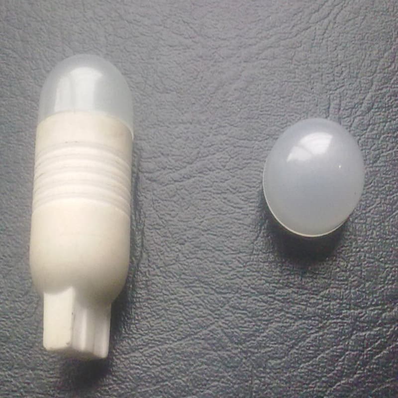 Source Factory Professional Supply G4 Ceramic Lampshade Corn Light Transparent PC Cover Frosted Cover Milky White Cover Plastic Base