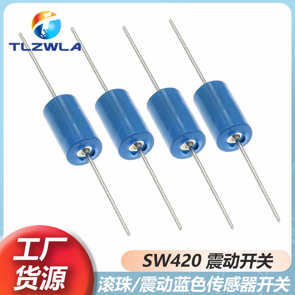 SW420 Blue Vibration Switch SW-420 Vibration Sensor Ball Switch Tilt Sensor