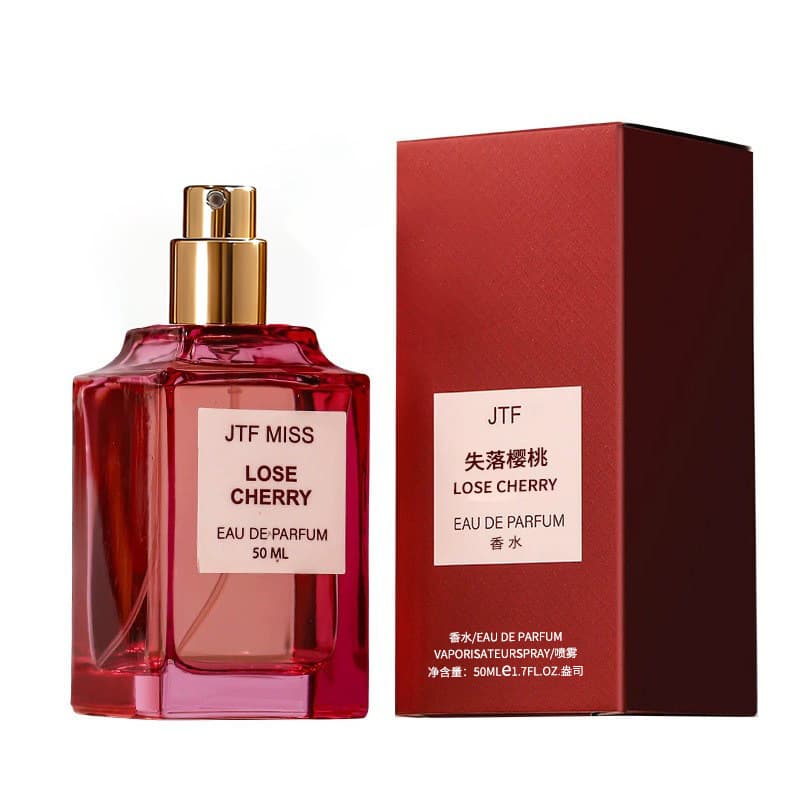 Cross-border Trade Perfume Small City Yixiang JTF Oud Wood Lost Cherry Perfume Long-Lasting Fragrance Light Scent Wholesale