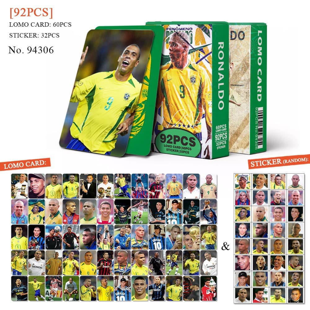 Cross-border special supply of new 92 little Ronaldo photo cards fans collect KPOP peripheral LOMO photo cards