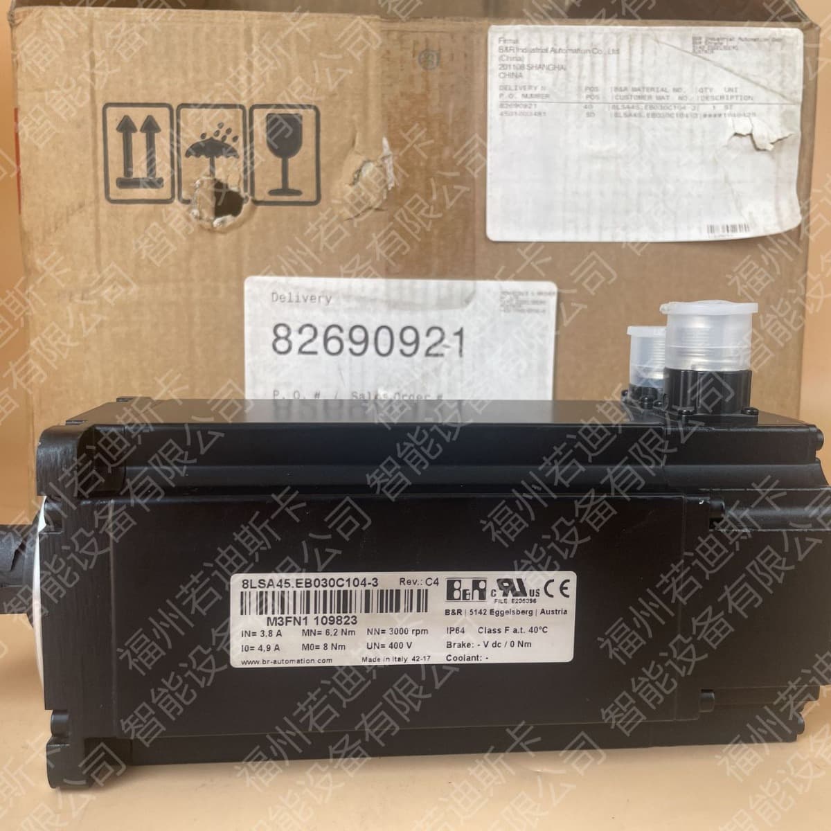 Baikalai B & R Servo Motor 8MSA4X.dd-eeff-3000RPM Spare Parts High Quality AC/DC