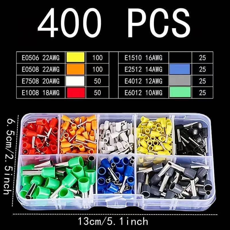 400-Piece Boxed VE Ferrules Amazon Cross-Border Bestseller