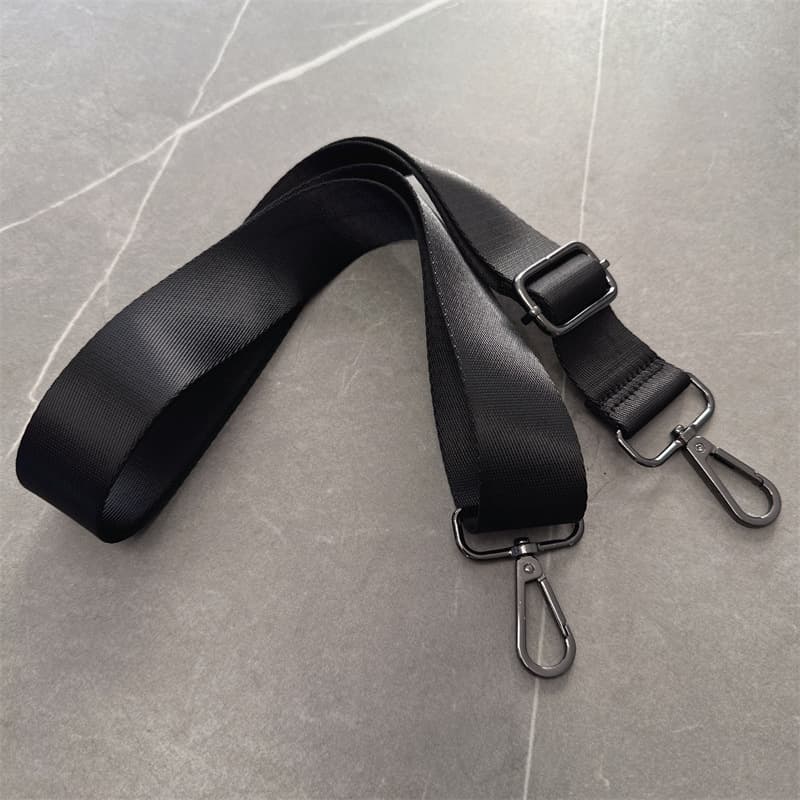 Cross-border exclusive bag straps, single shoulder crossbody straps, nylon solid color women's bag straps, travel accessories, wide straps