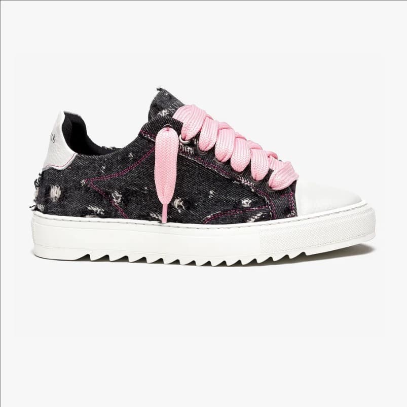 In Stock Numeris Shoes 2025 New Casual Versatile Flat Shoes Women's Low-Top Lace-Up Skateboard Sneakers