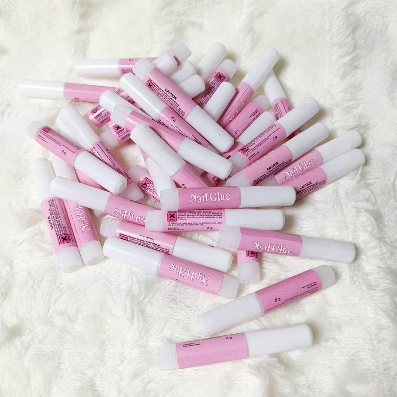 Nail Glue for Press-On Nails, Small Tube Nail Glue for False Nail Tips, Rhinestone Adhesive, Press-On Nail Supplies Wholesale