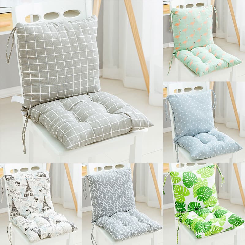 Office Cushion and Backrest Set for Students, Chair Cushion for Classroom Chairs and Stools, Floor Cushion