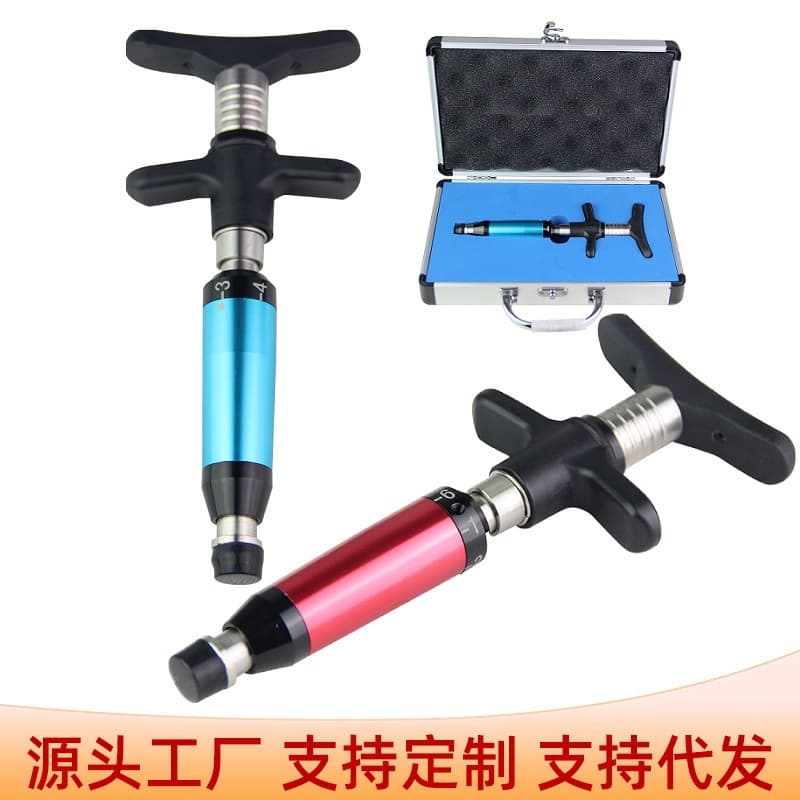 Manual Chiropractic Gun American Spinal Adjustment Acupressure Massage Rehabilitation Gun Spinal Activator Cross-Border Supply