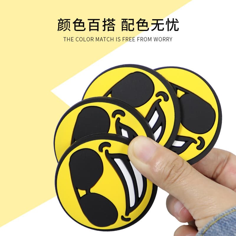 Car Smile Bumper Guard Sticker Decal Universal Car Decoration Creative Personalized