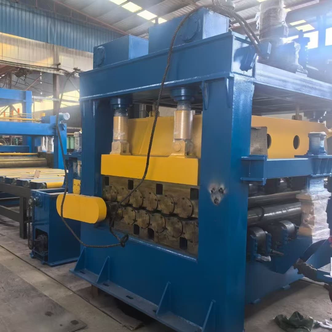 Leveling line manufacturer, 1-20 mm iron plate leveling machine, aluminum plate leveling and straightening machine, direct supply across borders