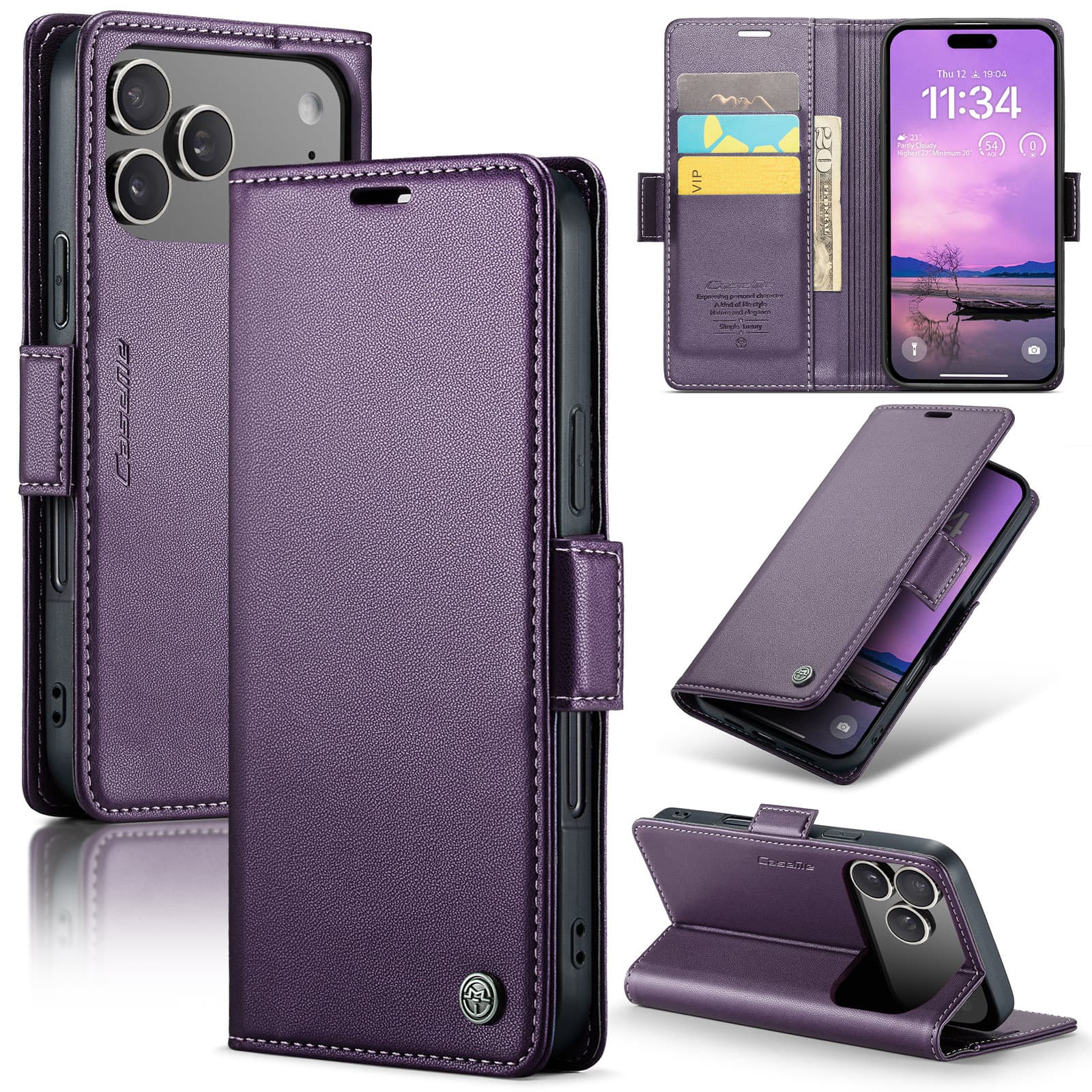 Compatible with Samsung S25 FE Protective Case IP17 Pro Max Flip Phone Case A56/A17 Phone Case 17 Pro