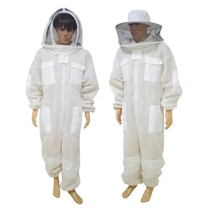 3 Layer Professional Bee Suit Ventilated Beekeeper Clothing Removable Bee Protective Suit Beekeeping Suit