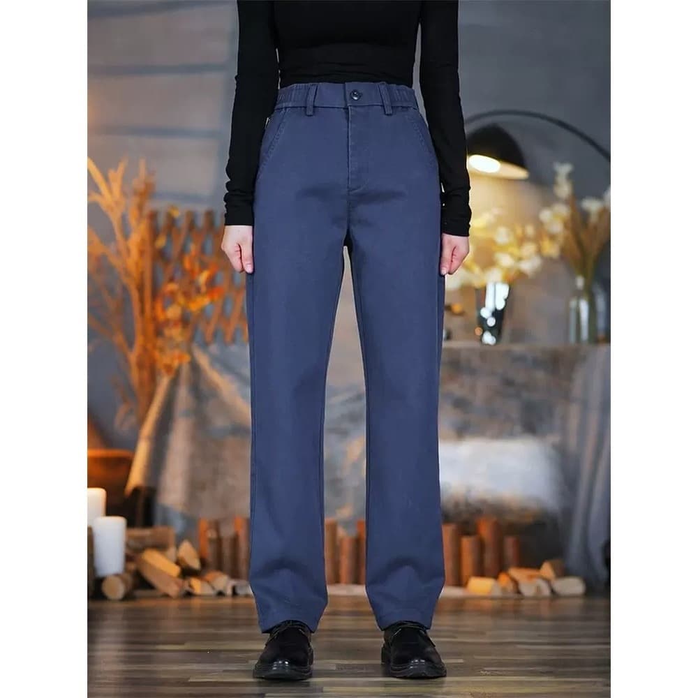 Zipper Multi-Pocket Ice Silk Casual Pants for Men Summer Thin 2026 New Style Middle-Aged Men Loose Straight Leg Ice Silk Pants