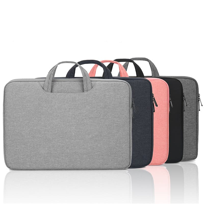 Simple laptop bag suitable for Apple 13-inch and Huawei 15.6-inch laptops, durable and with logo.