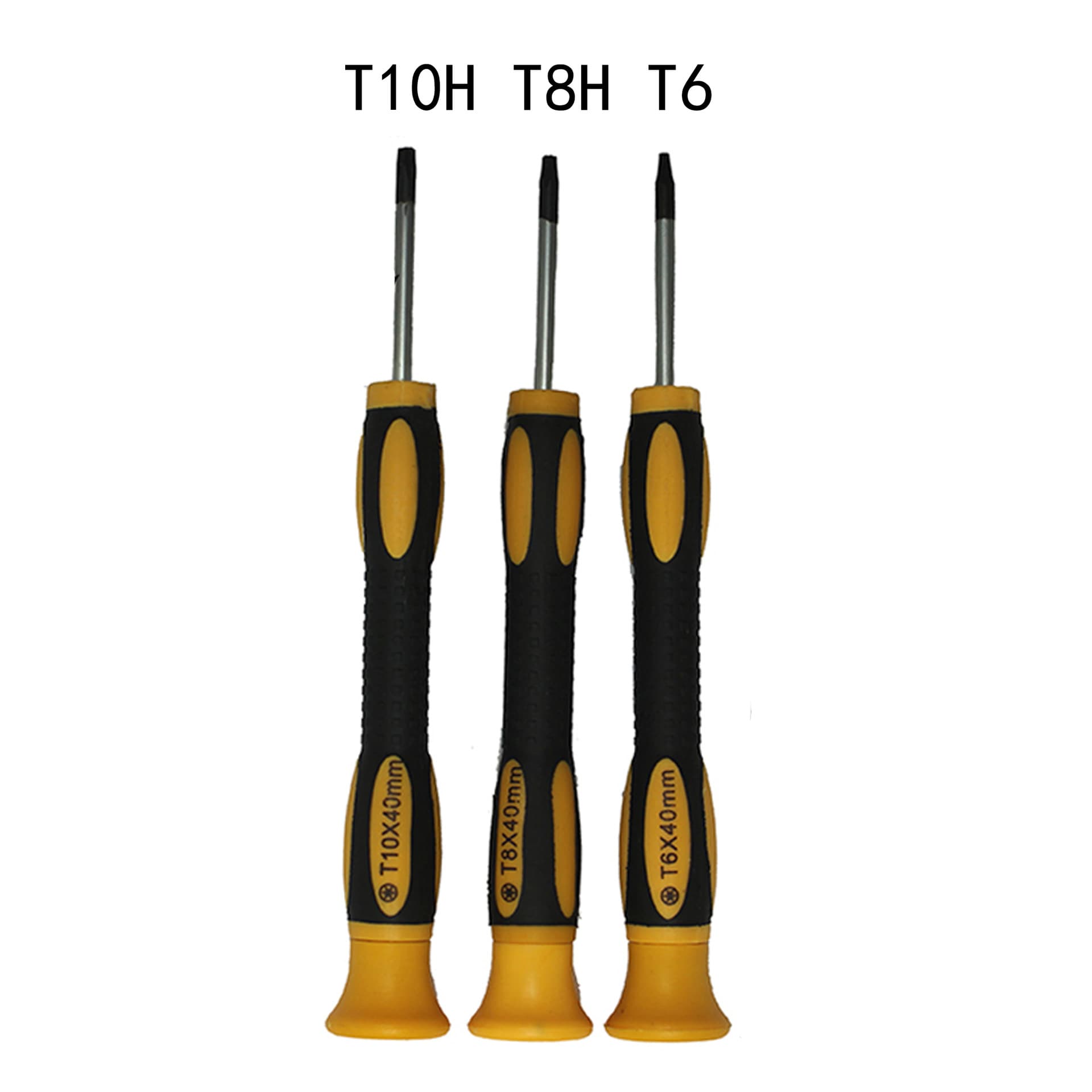 Xbox 360 controller screwdrivers (T6H, T8H, T10H) with hex screwdriver bits - wholesale.