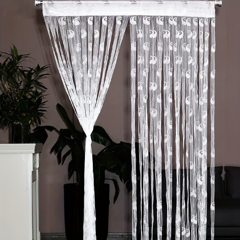 Bohemian Earring Curtain 1*2m Fabric Curtain Door Curtain String Curtain Factory Wholesale Ready-Made Curtain