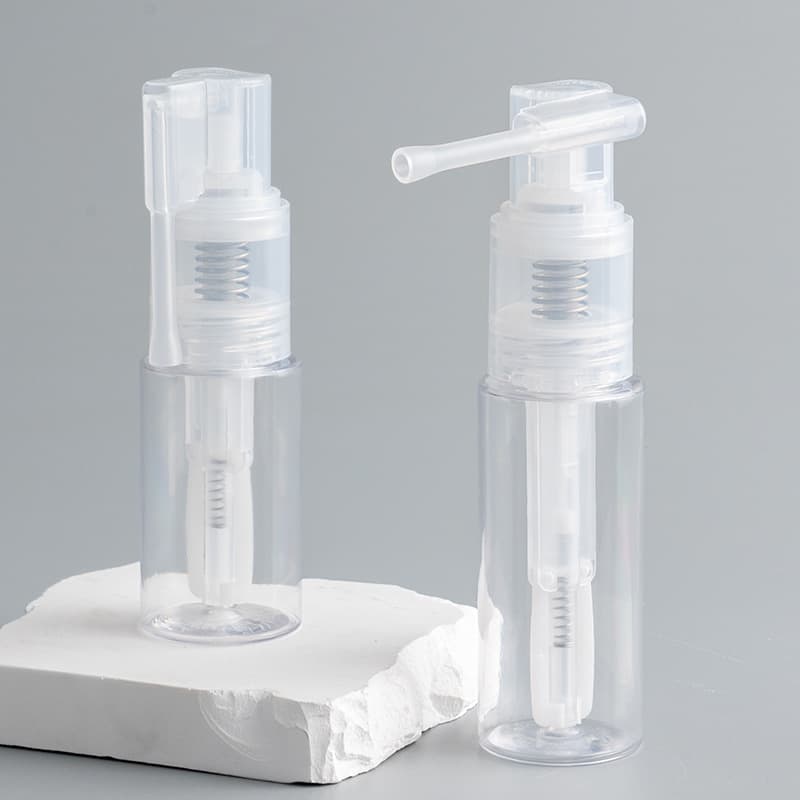 Rocker Nozzle Powder Dispenser Bottle, Long Spout Nasal Spray Refillable Bottle, Watermelon Frost Spray Powder Bottle