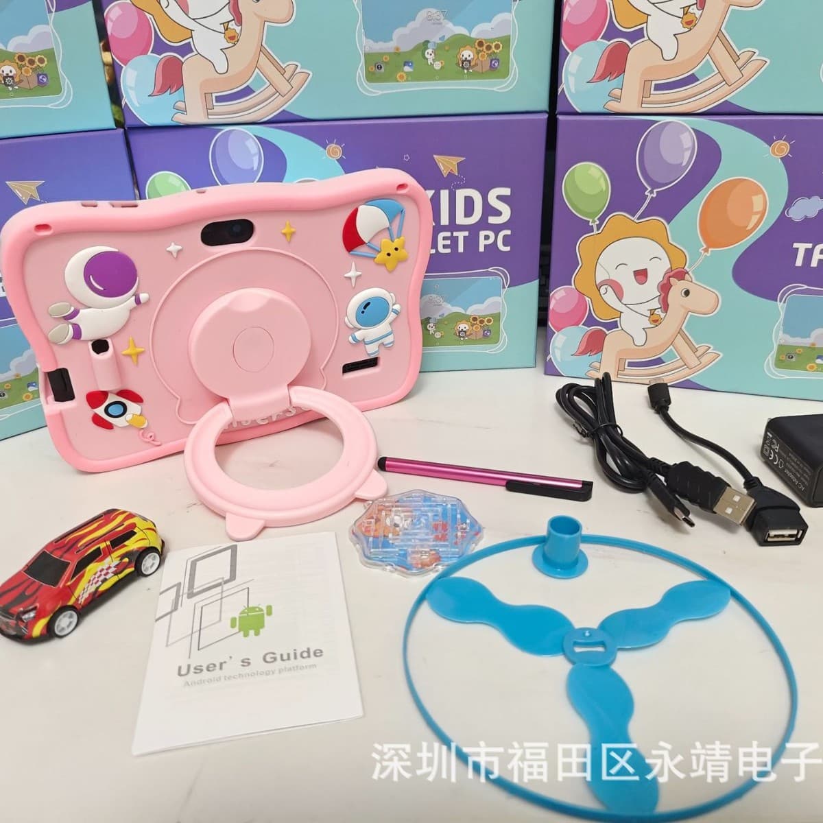 TK Hot Selling Children's Tablet PC with IPS Screen, IWAWA Live Streaming Cross-Border E-commerce Gift, 7-inch Children's Tablet PC