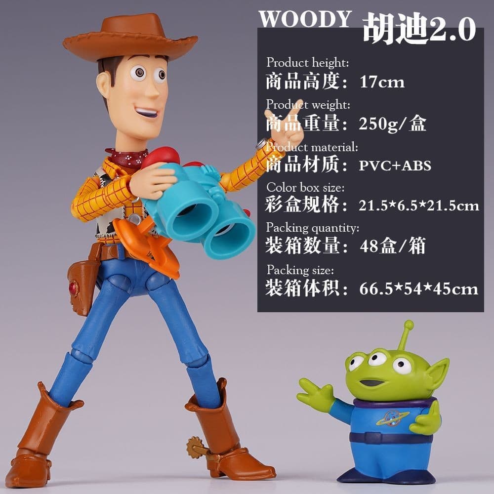 Yamaguchi Runner Toy Story Dirty Woody Ver2.0 Version Trish Jesse Joints Action Figure