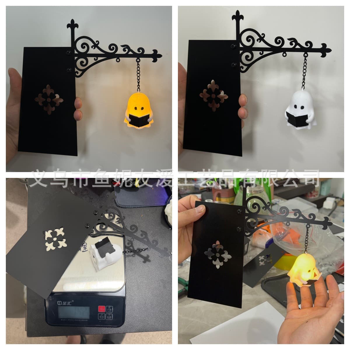 New Cross-Border Bookshelf Lantern Light Library Bookshelf Lighting Lantern Metal Craft