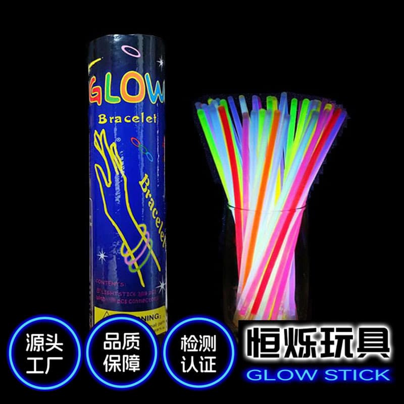 Glow Stick Bracelet Disposable Party Atmosphere Props Children's Flash Support Wholesale Factory Chemical Light Bracelet