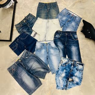 Men's Plus-Size Denim Mid-Length Shorts Men's Denim Shorts In Stock Five-Point Shorts Wholesale Jeans