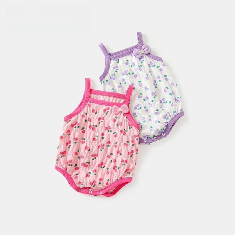 Baby summer clothing, thin, baggy clothing, baby girl's jumpsuit full moon, super cute suspender belt, summer clothing