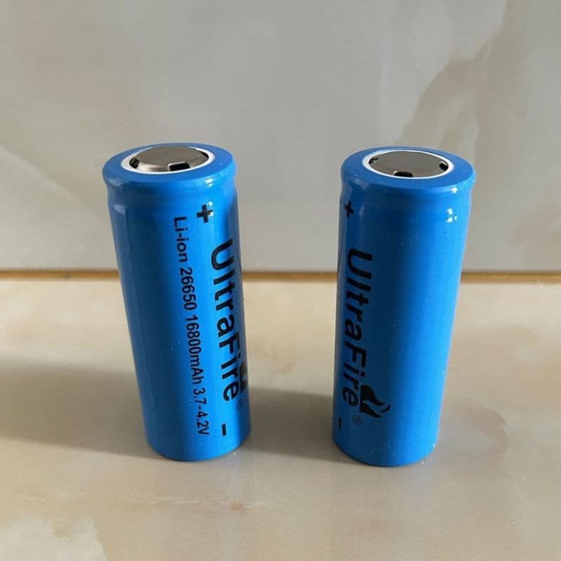 4.2V High Capacity 26650 Lithium Battery Rechargeable 18650 Lithium Battery 3.7V Mini Flashlight Charger