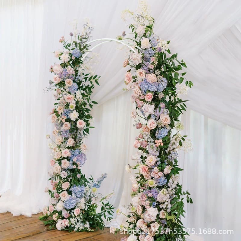 Cross-border PVC Wedding Arch Flower Frame Stand Balloon Arch Support Outdoor Lawn Decoration Wedding Party Supplies