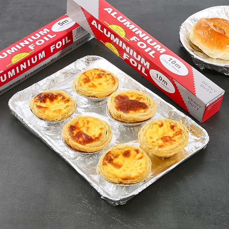 Household Thickened Aluminum Foil, Disposable Baking Aluminum Foil Paper, Barbecue Greaseproof Paper, Silicone Coated Paper, 30cm Wide Oven Foil