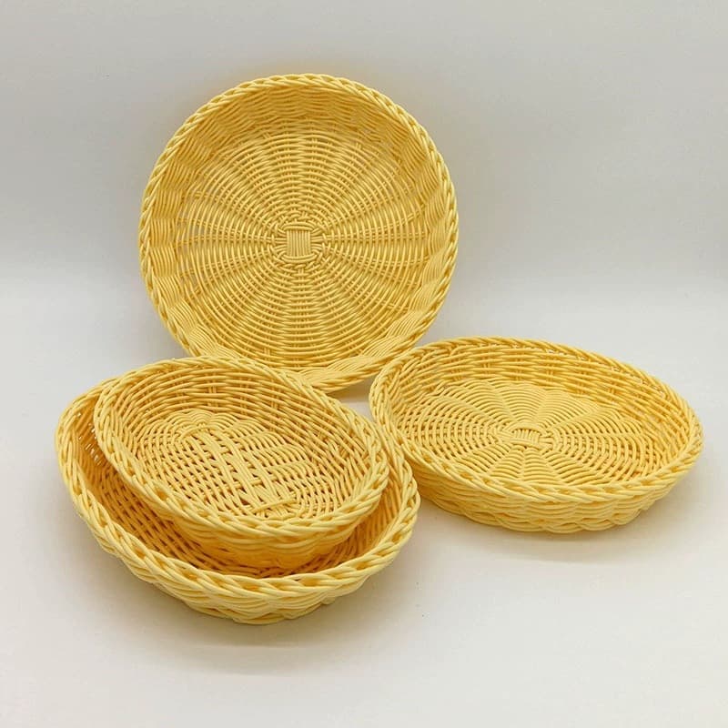 2022 Household Fruit Plate, Coffee Table Snack Tray, Plastic Serving Dish for Candy, Nuts, and Seeds