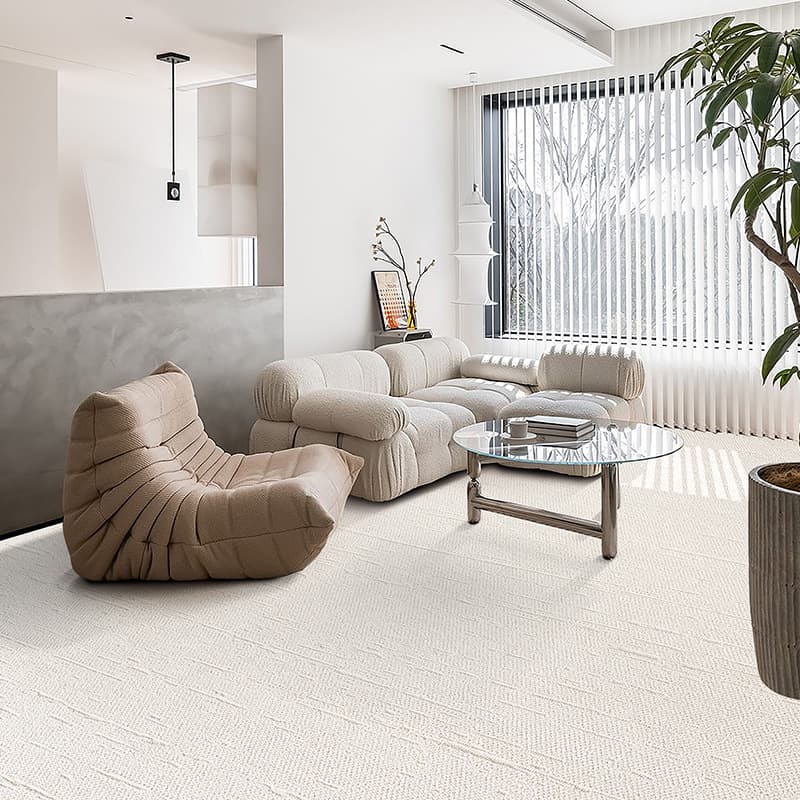 Living Room Carpet, Stain-Resistant and Easy to Clean, Large-Area Full Coverage for Bedroom, Bedside Rug, Waterproof Apartment Carpet